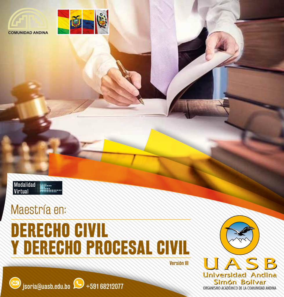 Maestría En Derecho Civil Y Derecho Procesal Civil - Versión IV ...